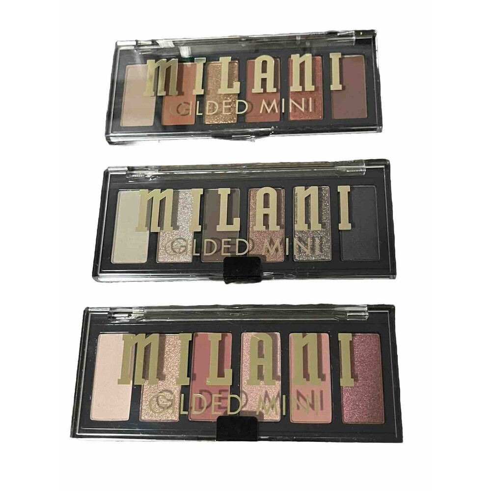 3 Milani Gilded Mini Eyeshadow Call Me Old Fashioned It’s All Rose Champagne New